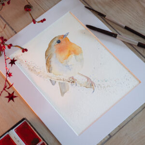 Paint & Sip - Little Christmas Robin